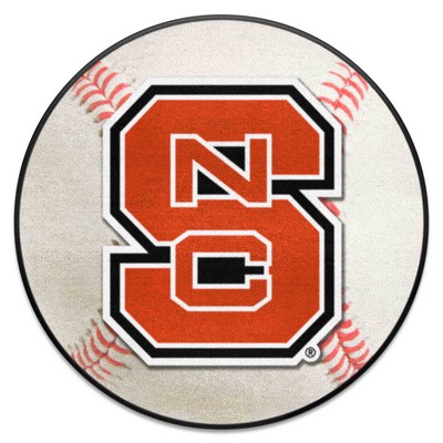 Fan Mats  LLC NC State Wolfpack Baseball Mat White