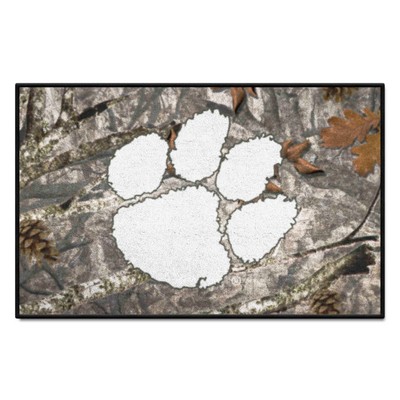 Fan Mats  LLC Clemson Tigers Starter Mat Camo Camo