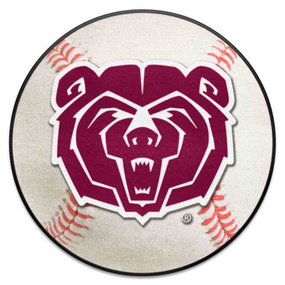 Fan Mats  LLC Missouri State Bears Baseball Mat White