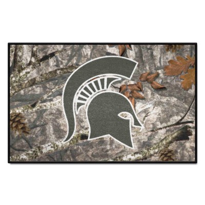 Fan Mats  LLC Michigan State Spartans Starter Mat Camo Camo