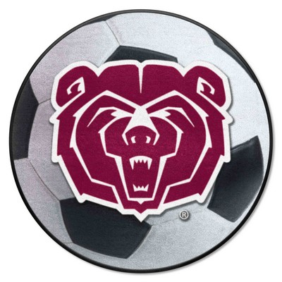 Fan Mats  LLC Missouri State Bears Soccer Ball Mat White