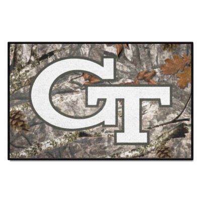 Fan Mats  LLC Georgia Tech Yellow Jackets Starter Mat Camo Camo