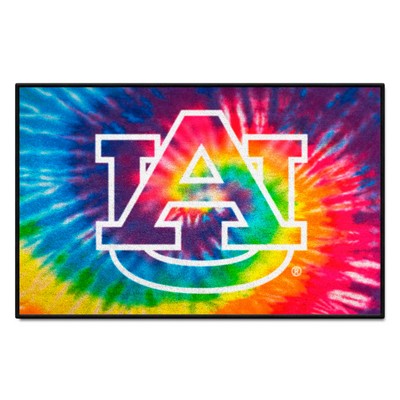 Fan Mats  LLC Auburn Tigers Starter Mat Tie Dye Tie Dye