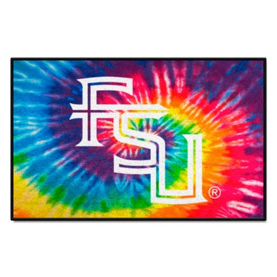 Fan Mats  LLC Florida State Seminoles Starter Mat Tie Dye Tie Dye