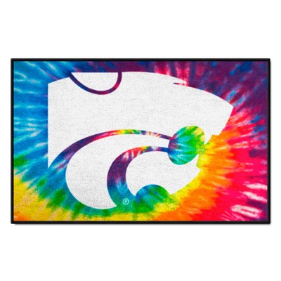 Fan Mats  LLC Kansas State Wildcats Starter Mat Tie Dye Tie Dye