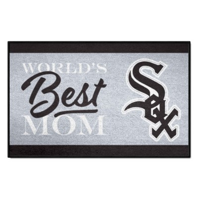 Fan Mats  LLC Chicago White Sox Starter Mat Black