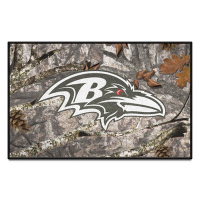 Fan Mats  LLC Baltimore Ravens Starter Mat Camo Camo