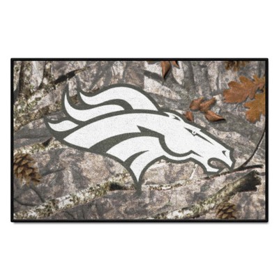 Fan Mats  LLC Denver Broncos Starter Mat Camo Camo