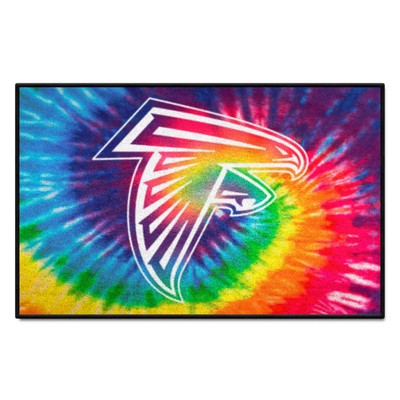 Fan Mats  LLC Atlanta Falcons Starter Mat Tie Dye Tie Dye