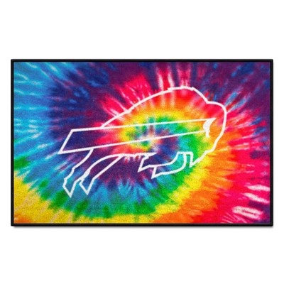 Fan Mats  LLC Buffalo Bills Starter Mat Tie Dye Tie Dye