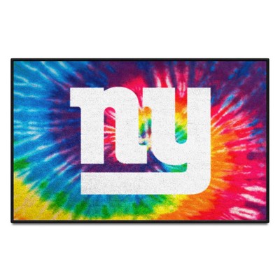 Fan Mats  LLC New York Giants Starter Mat Tie Dye Tie Dye