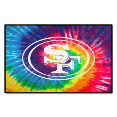 Fan Mats  LLC San Francisco 49ers Starter Mat Tie Dye Tie Dye