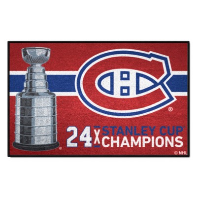 Fan Mats  LLC Montreal Canadiens Starter Mat Dynasty Red