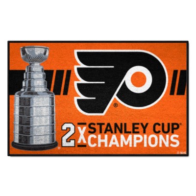 Fan Mats  LLC Philadelphia Flyers Starter Mat Dynasty Orange