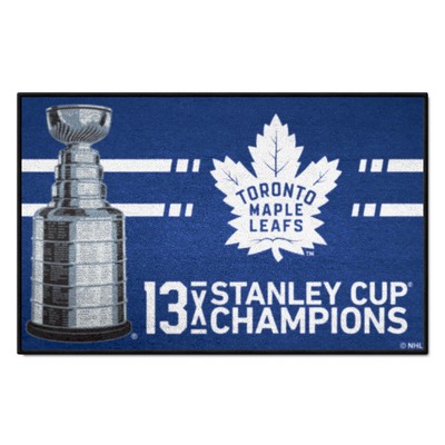 Fan Mats  LLC Toronto Maple Leafs Starter Mat Dynasty Blue