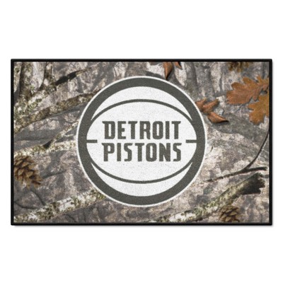 Fan Mats  LLC Detroit Pistons Starter Mat Camo Camo