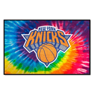 Fan Mats  LLC New York Knicks Starter Mat Tie Dye Tie Dye