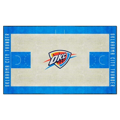 Fan Mats  LLC Oklahoma City Thunder 6x10 Rug Blue