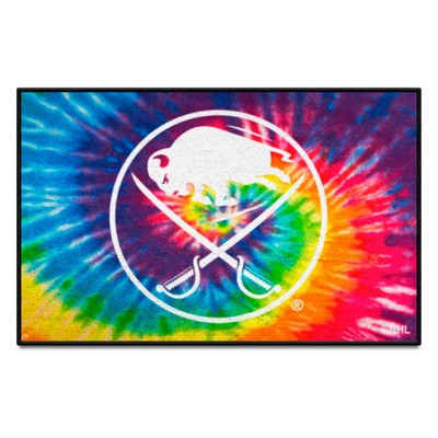 Fan Mats  LLC Buffalo Sabres Starter Mat Tie Dye Tie Dye