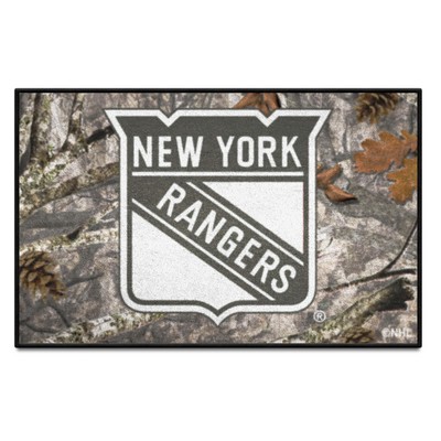 Fan Mats  LLC New York Rangers Starter Mat Camo Camo