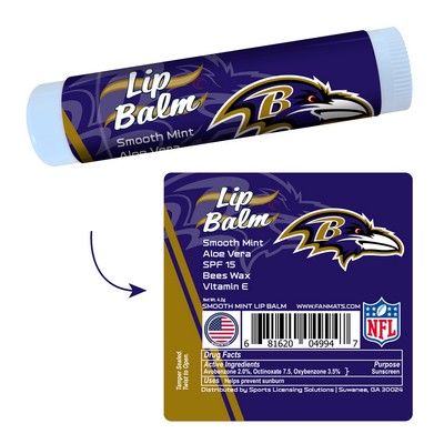 Fan Mats  LLC Baltimore Ravens Lip Balm SPF 15 Purple