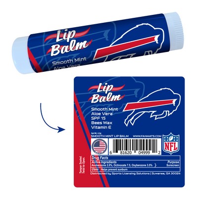 Fan Mats  LLC Buffalo Bills Lip Balm SPF 15 Blue