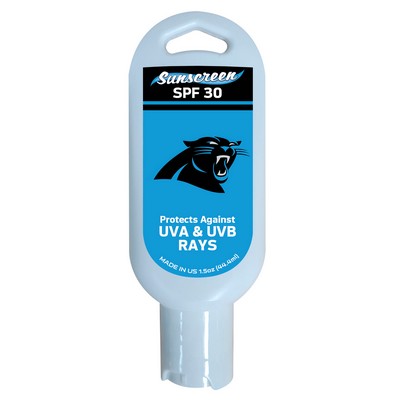 Fan Mats  LLC Carolina Panthers Sunscreen SPF 30 Blue