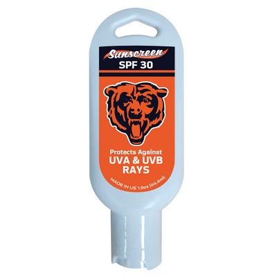 Fan Mats  LLC Chicago Bears Sunscreen SPF 30 Orange