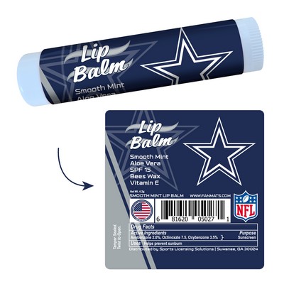 Fan Mats  LLC Dallas Cowboys Lip Balm SPF 15 Navy