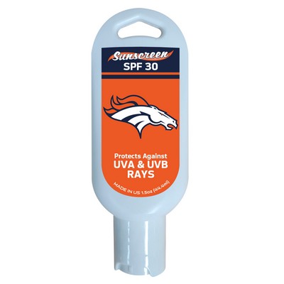 Fan Mats  LLC Denver Broncos Sunscreen SPF 30 Orange