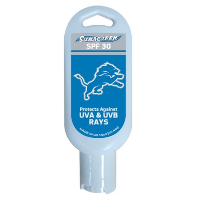 Fan Mats  LLC Detroit Lions Sunscreen SPF 30 Blue