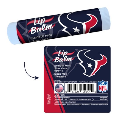 Fan Mats  LLC Houston Texans Lip Balm SPF 15 Navy