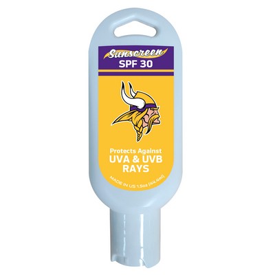 Fan Mats  LLC Minnesota Vikings Sunscreen SPF 30 Yellow