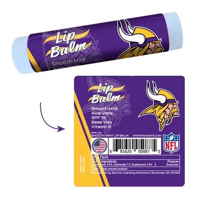 Fan Mats  LLC Minnesota Vikings Lip Balm SPF 15 Purple