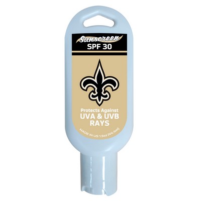 Fan Mats  LLC New Orleans Saints Sunscreen SPF 30 Gold