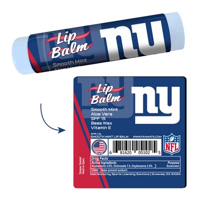 Fan Mats  LLC New York Giants Lip Balm SPF 15 Navy