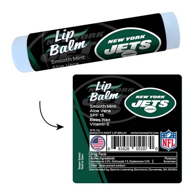 Fan Mats  LLC New York Jets Lip Balm SPF 15 Black