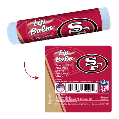 Fan Mats  LLC San Francisco 49ers Lip Balm SPF 15 Maroon