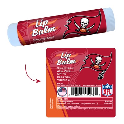 Fan Mats  LLC Tampa Bay Buccaneers Lip Balm SPF 15 Red