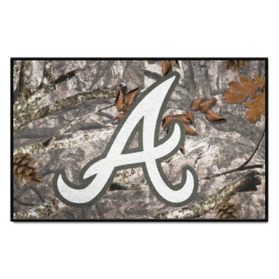 Fan Mats  LLC Atlanta Braves Starter Mat Camo Camo