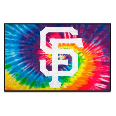 Fan Mats  LLC San Francisco Giants Starter Mat Tie Dye Tie Dye