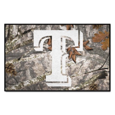 Fan Mats  LLC Texas Rangers Starter Mat Camo Camo