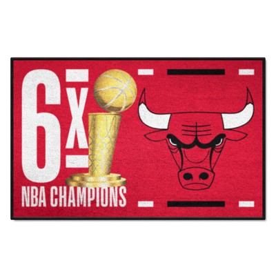 Fan Mats  LLC Chicago Bulls Starter Mat Dynasty Red