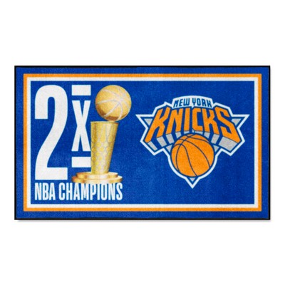 Fan Mats  LLC New York Knicks 3x5 Rug Dynasty Blue