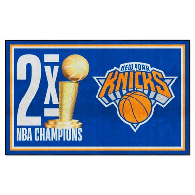 Fan Mats  LLC New York Knicks 5x8 Rug Dynasty Blue