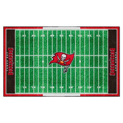 Fan Mats  LLC Tampa Bay Buccaneers 6x10 Rug Green