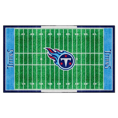 Fan Mats  LLC Tennessee Titans 6x10 Rug Green