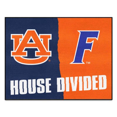 Fan Mats  LLC House Divided Auburn / Florida House Divided Mat Multi