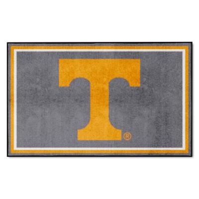 Fan Mats  LLC Tennessee Volunteers 4x6 Rug Gray