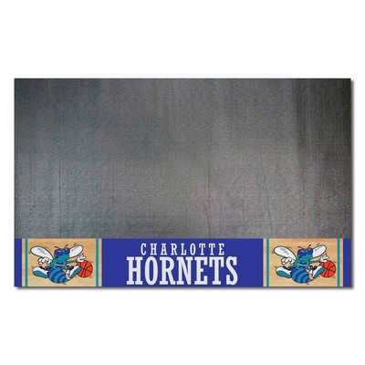 Fan Mats  LLC Charlotte Hornets Grill Mat Retro Black